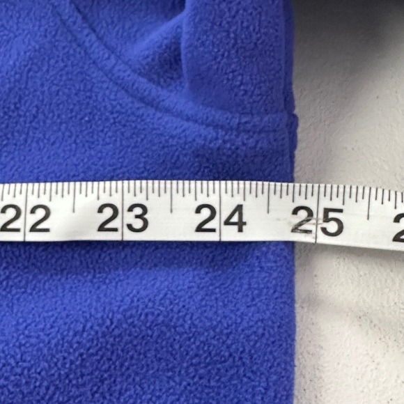 LL‎ Bean Fleece Jacket Full Zip Outdoor Warm Layering Blue Mens L - Picture 15 of 16